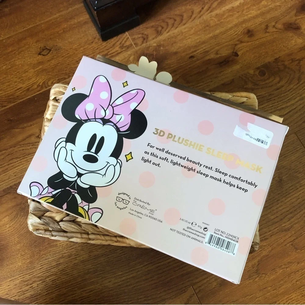 Creme Shop 3D plushie sleep mask: Disney Minnie Mouse (Limited Edition)